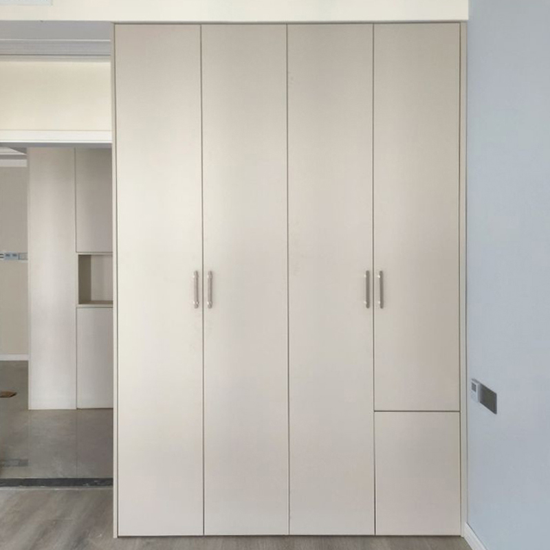 大衣柜家用臥室實(shí)木小戶(hù)型現(xiàn)代簡(jiǎn)約輕奢儲(chǔ)物定制柜子